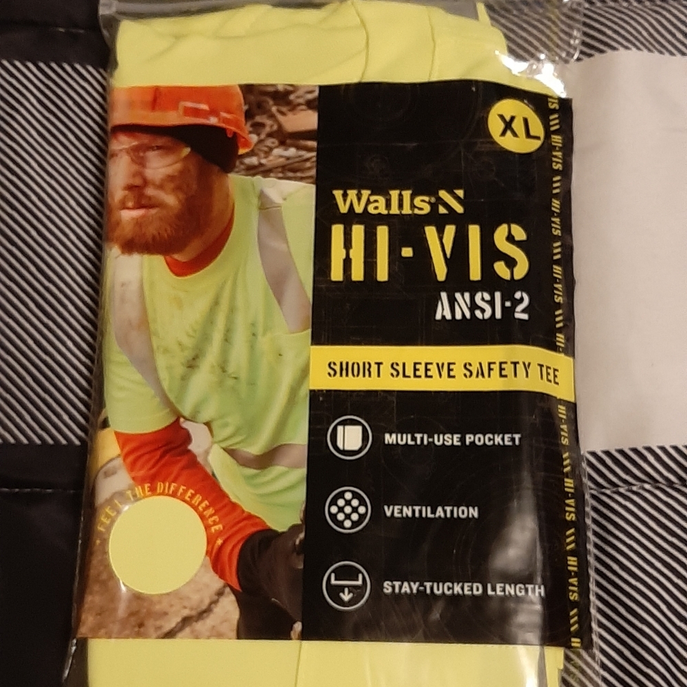 Walls HI-VIS ANSI-2 Short Sleeve Safety Tee (XL)
